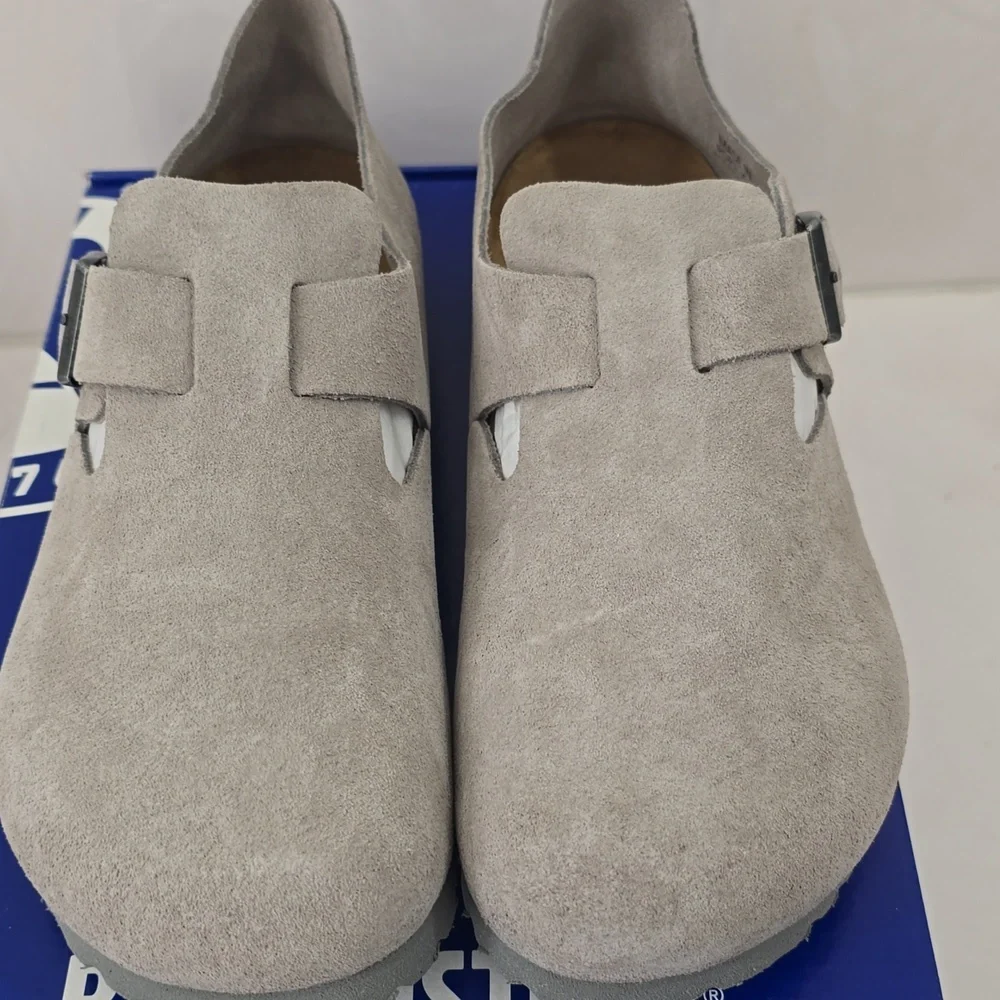 Birkenstock London Clogs, Stone Coin NWB - Picture 2 of 12